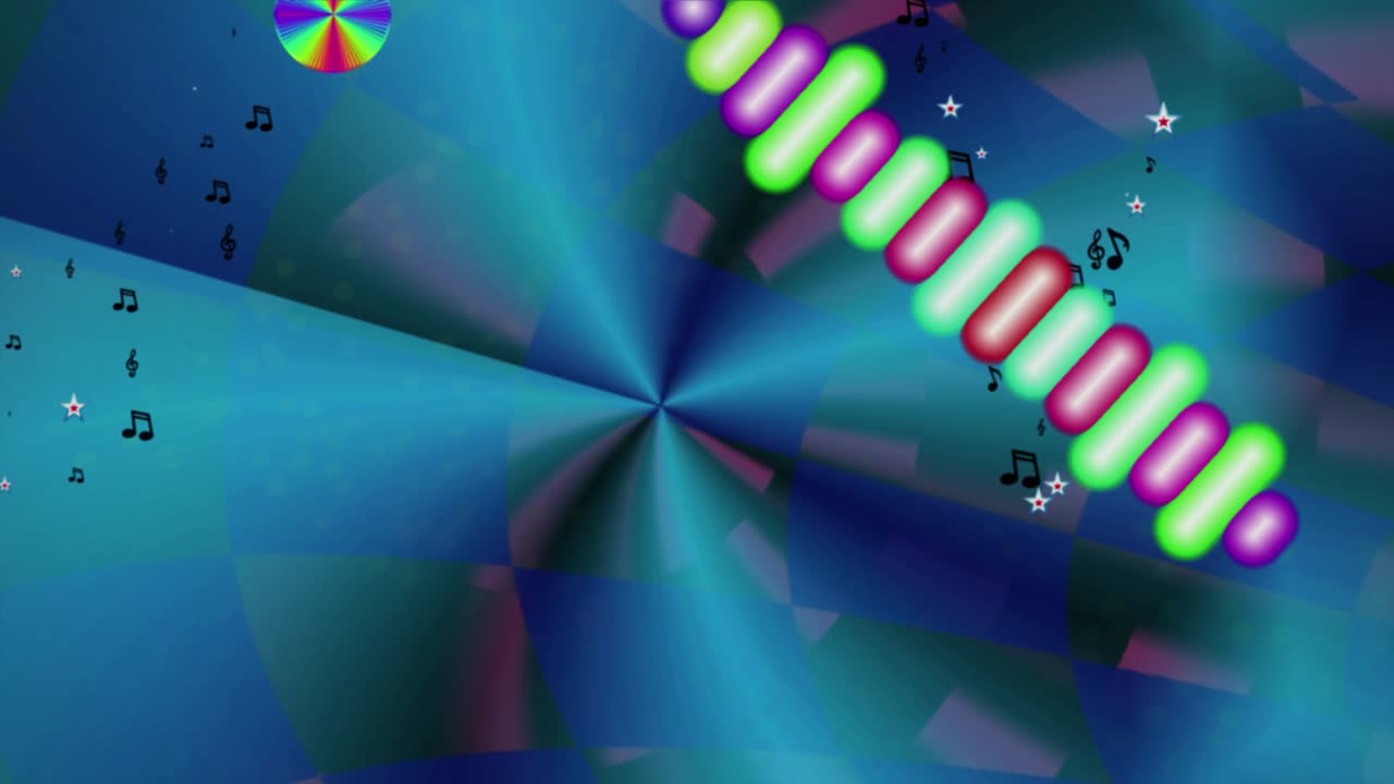 음향 스트럼 빈티지 vj 루프