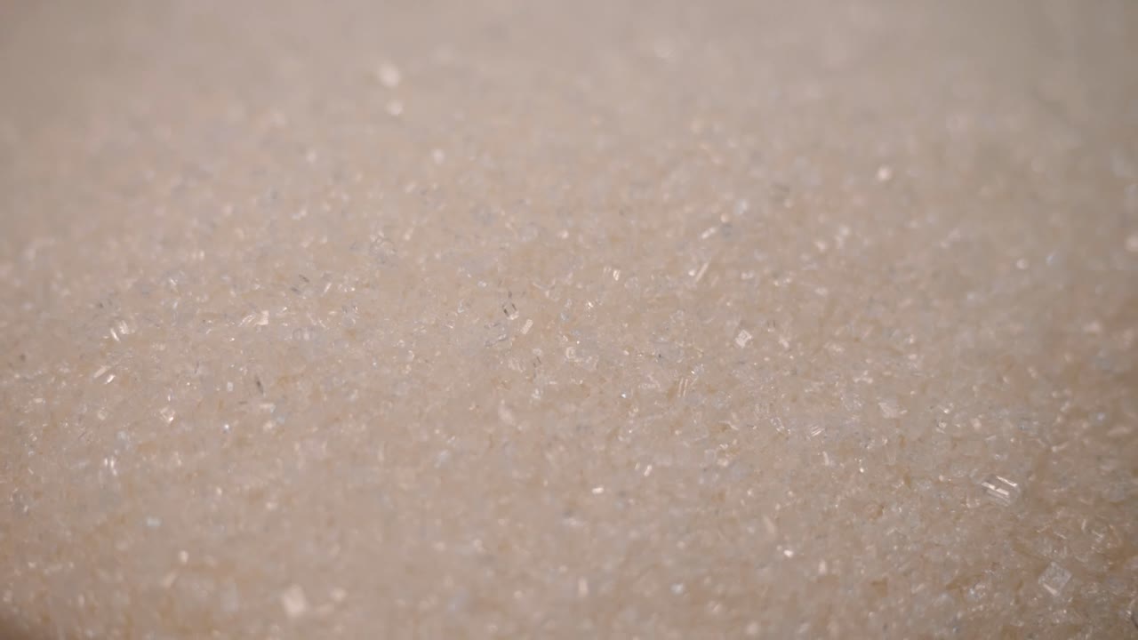 primer plano de azúcar granulado