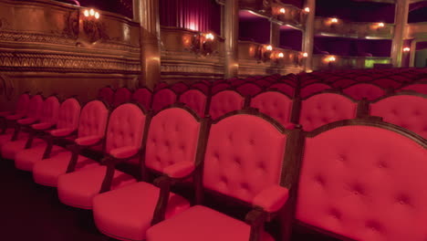 empty seats in a theater