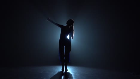 espectáculo de danza de silueta