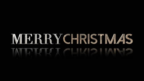 elegance style merry christmas text on black gradient