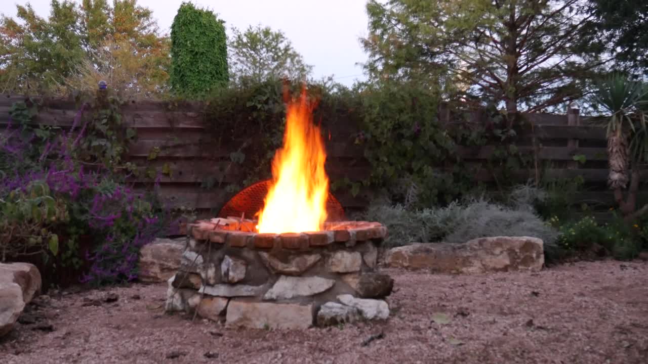 hoguera en hoguera 4k