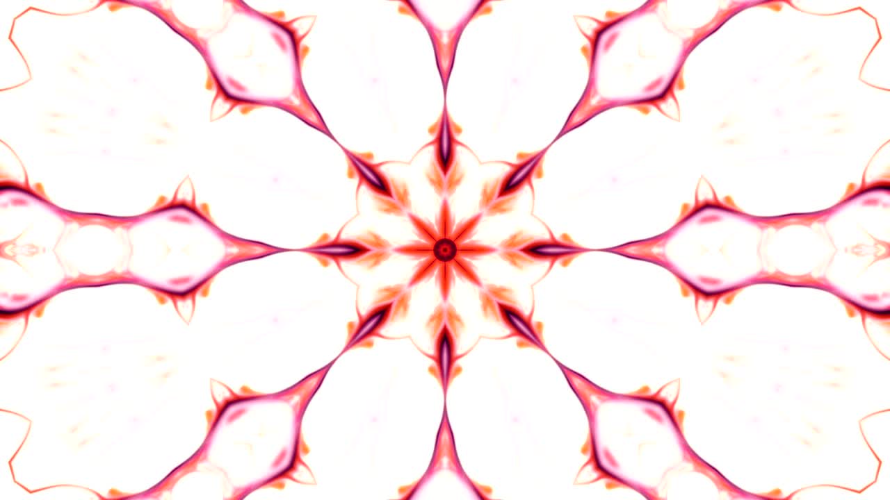 Kaleidoscope Movement: Geometric Circle and Star Shapes