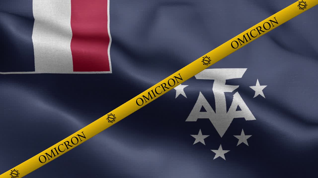 오미크론 변종과 프랑스 남부 및 남극 땅에 대한 금지 줄무 발