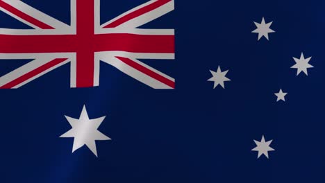 australia agitando la bandera 4k con fondo de papel tapiz en movimiento