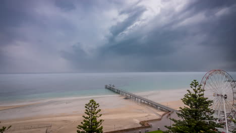 Storm-with-lighting-strikes-on-the-sandy-beach-in-Adelaide-Glenelg
Australian-Suburb-dark-clouds-timelapse