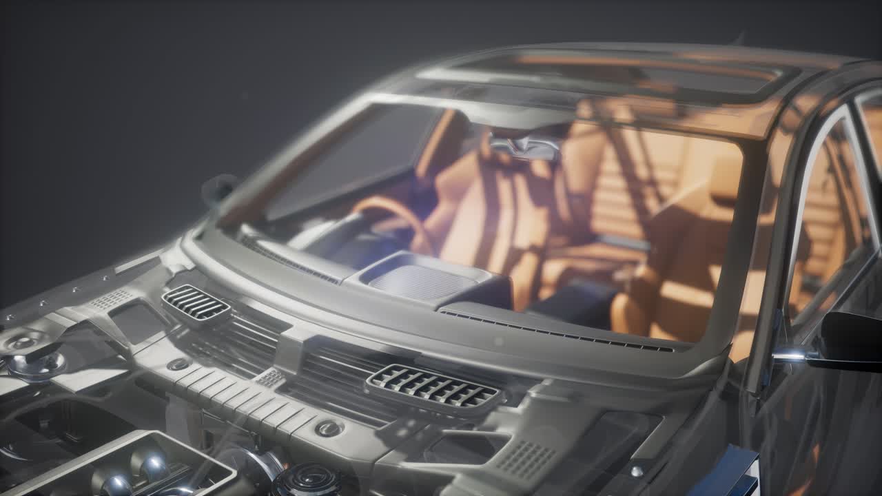 자동차에서 볼 수 있는 엔진과 다른 부분