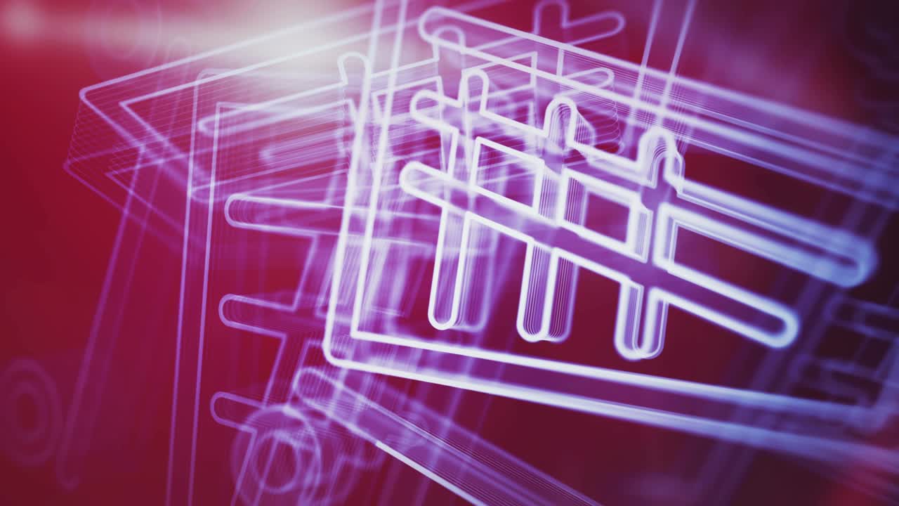 Shopping cart icon online commerce and business symbol rotating loop concept