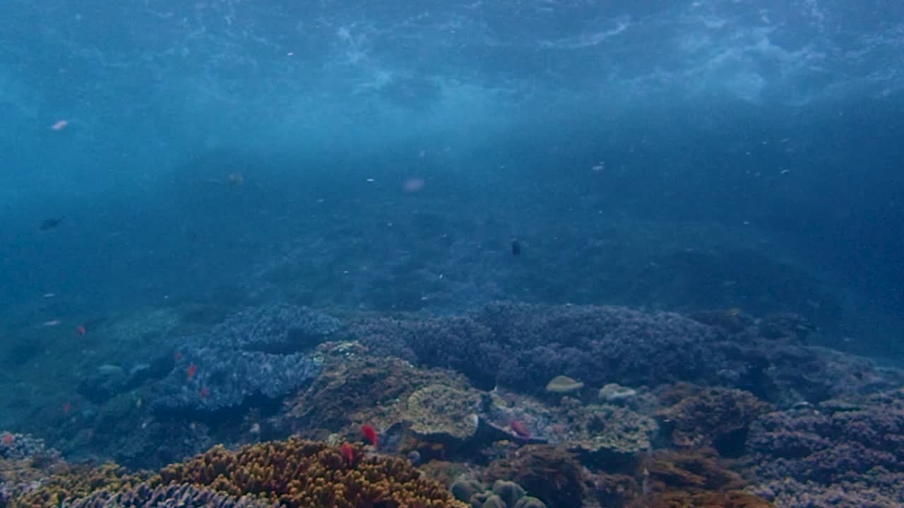 Under the surface of wavy waters