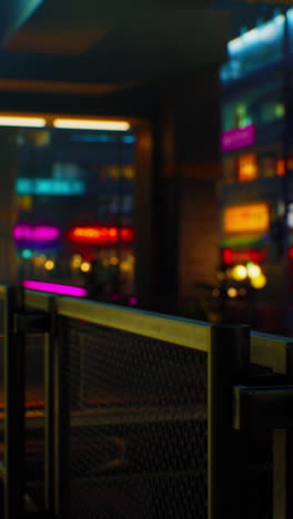 la noche de la ciudad cyberpunk