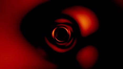 Animated abstract fractal background imitating tunnel