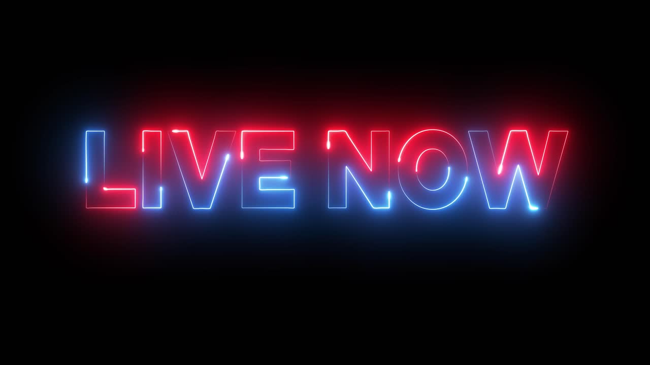 Live Now Neon Sign