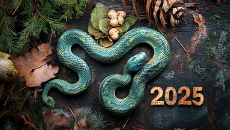 2025 new year snake decor
