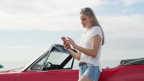 an attractive young woman taking selfies