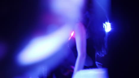 woman dancing in a nightclub