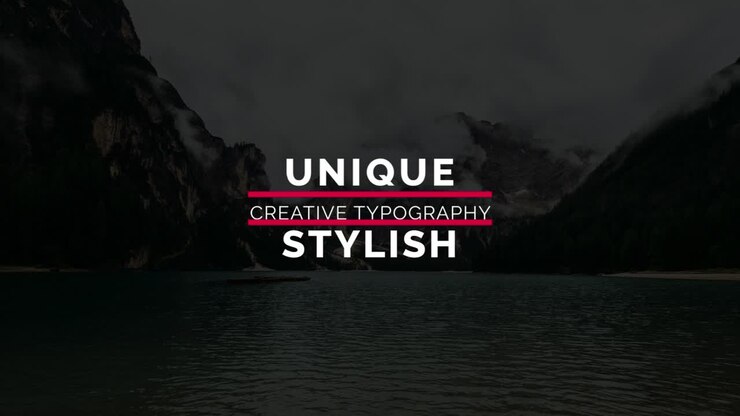 Universal Typography Design Inspiration