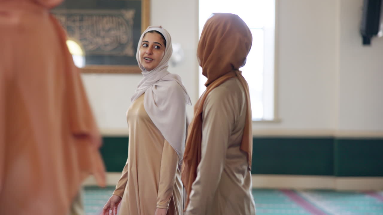Women in a Mosque