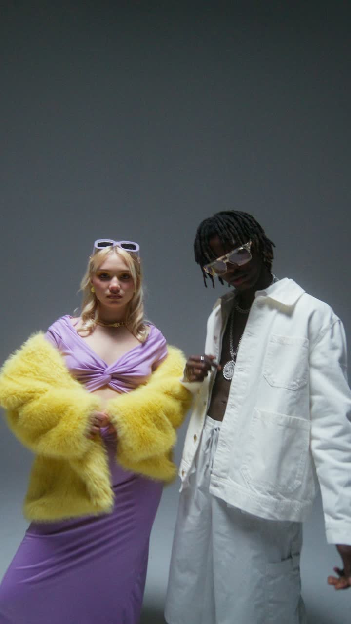 Fashionable Couple Portrait