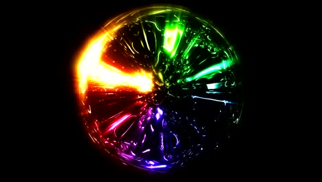 las partículas de la esfera