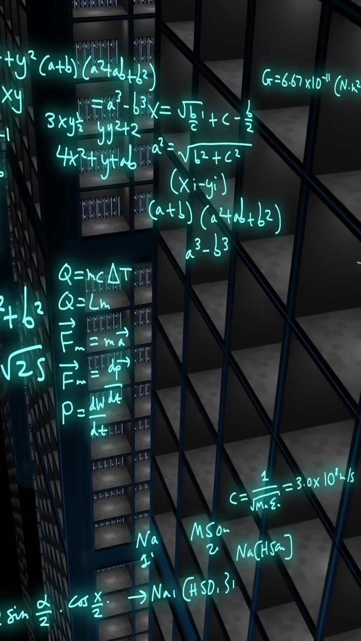 Animation of data processing over computer servers