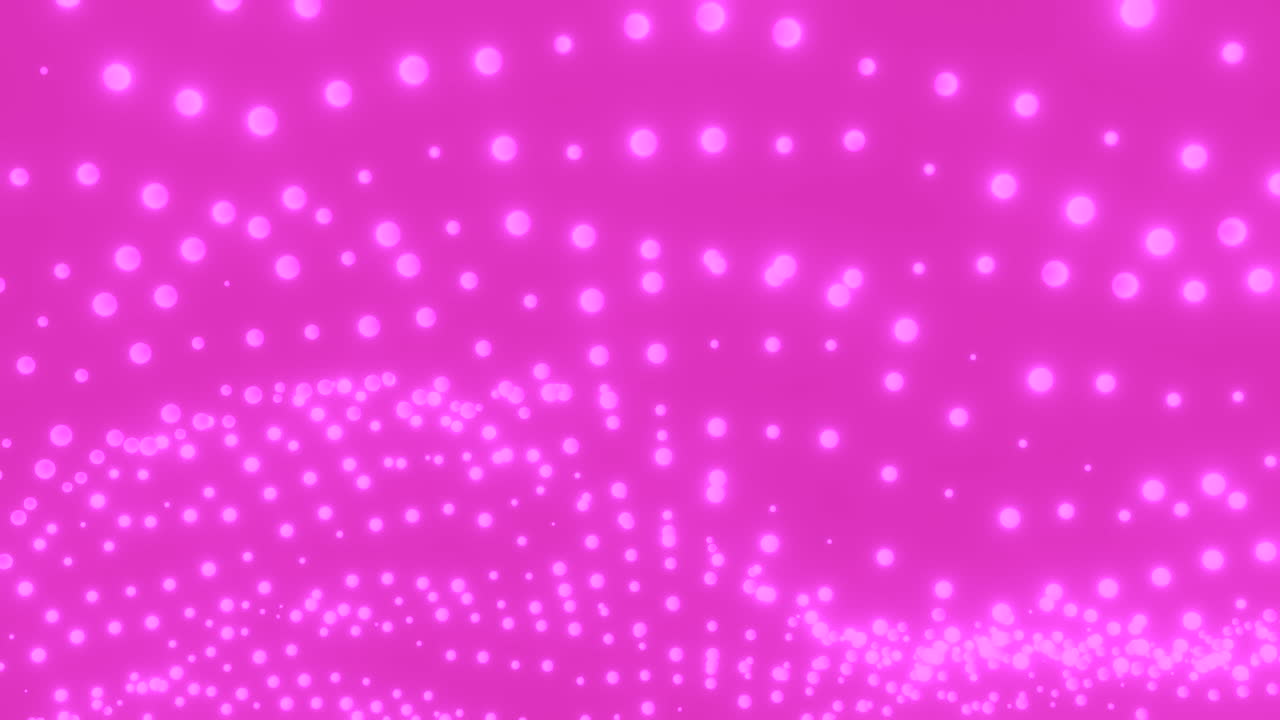 Abstract Glowing Pink Circles Background