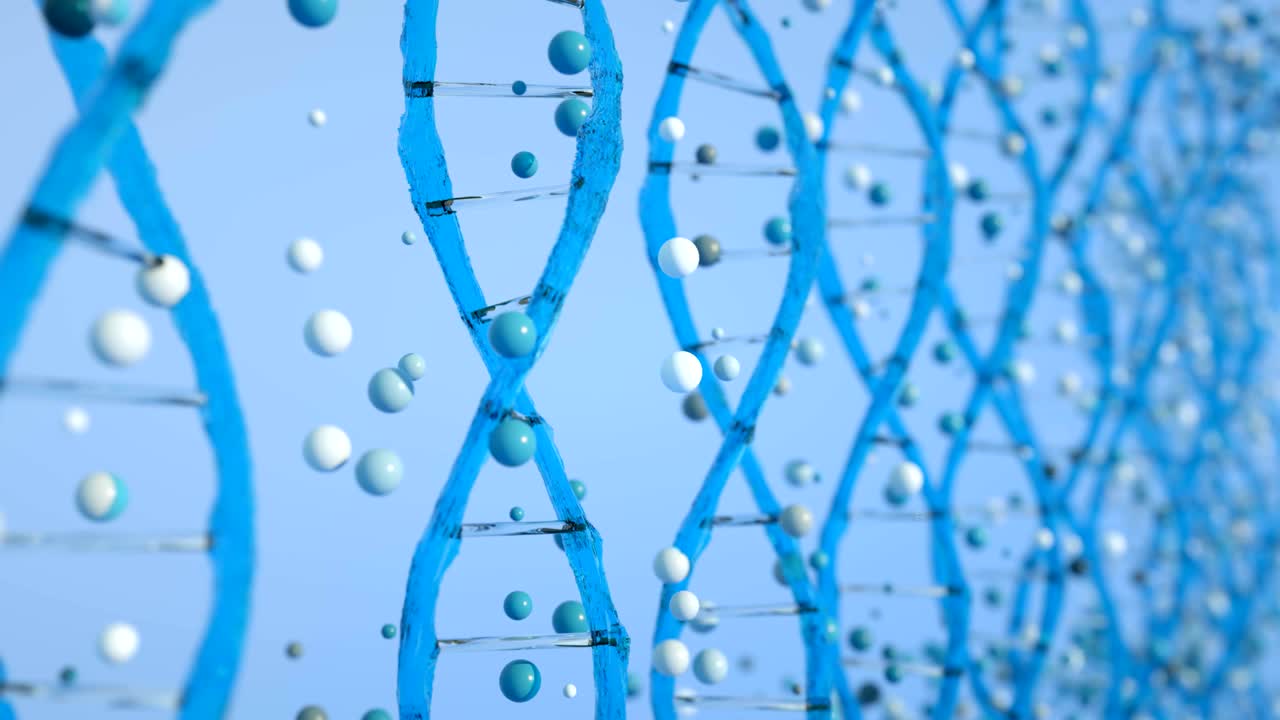 4k 추상적인 dna 개념