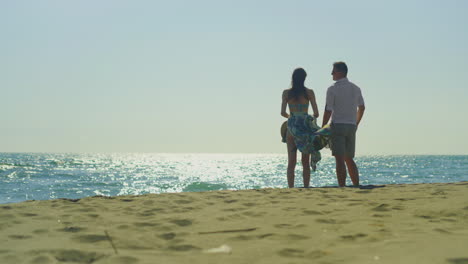 couple enjoying the beach