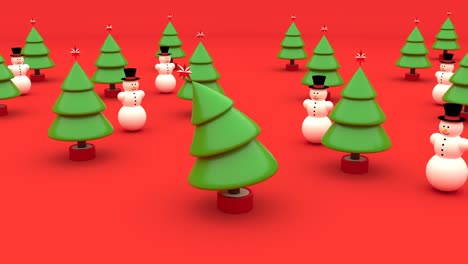 3d christmas tree dancing happy new year holiday vacation fun merry christmas festive elements party fun able to loop seamless 4k