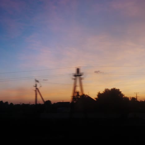 view from the train window