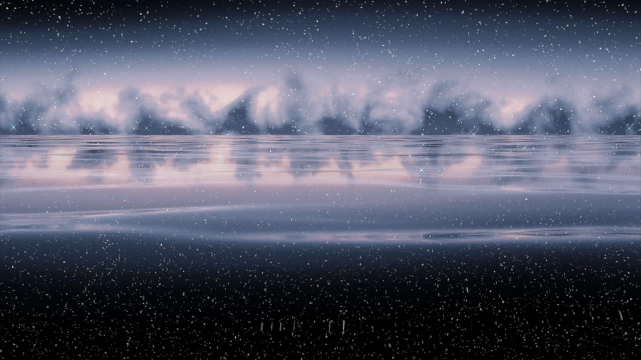 별이 있는 밤의 반사