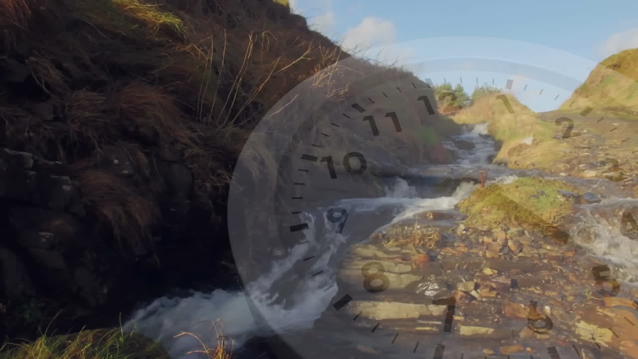 пар, движущийся вниз по склону