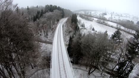 Ferrocarril-En-Invierno