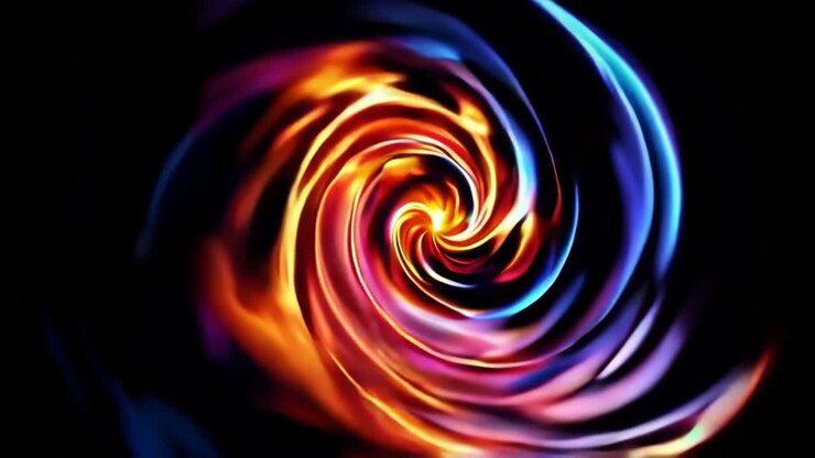 Abstract Vortice a spirale colorato
