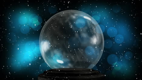 empty snow globe
