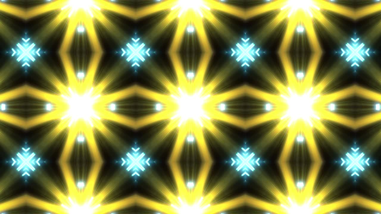 Ultra Music Festival Kaleidoscope box background Hypnotic box stage visual loop wall colorful motion background Disco spectrum light concert spot bulb Abstract box multicolored motion graphic box wall