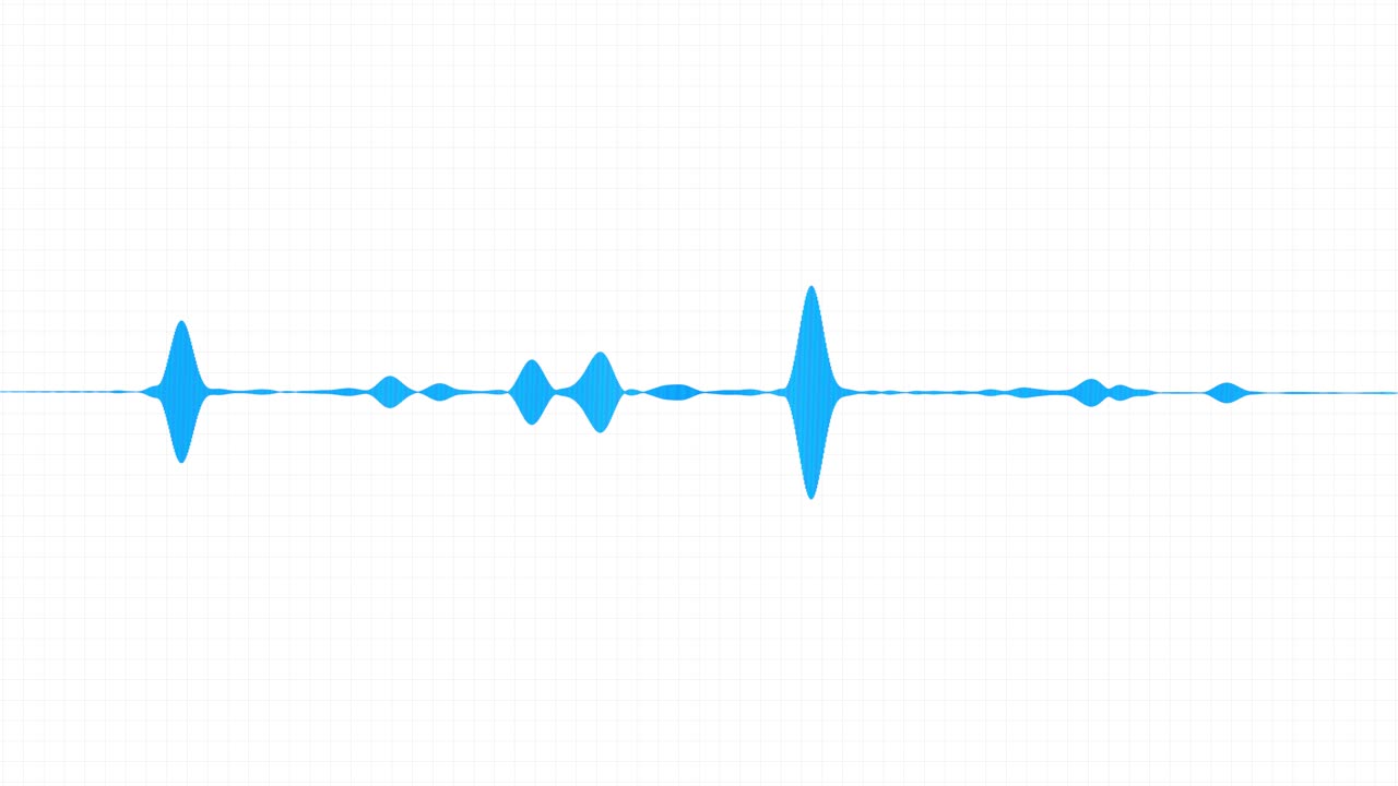 Futuristic AI-Powered EKG Heartbeat Monitor with Digital Audio Waveform and Equalizer Display