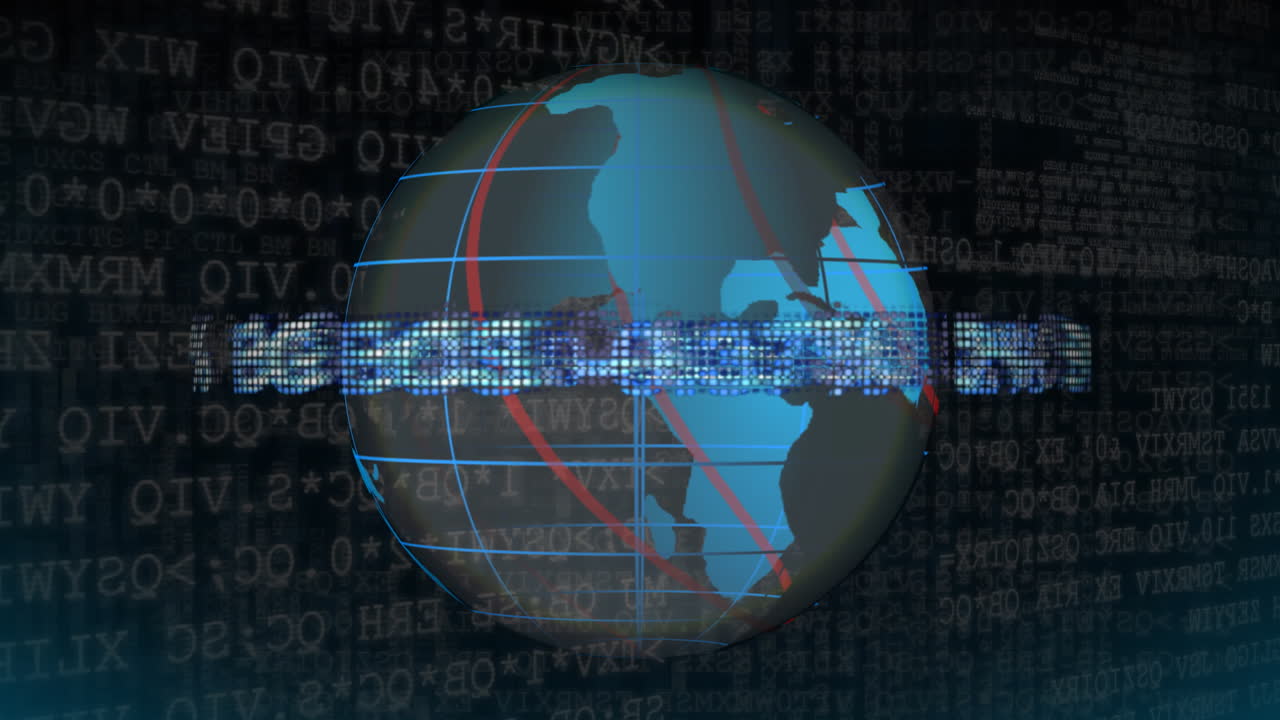 indicador del mercado de valores con el globo