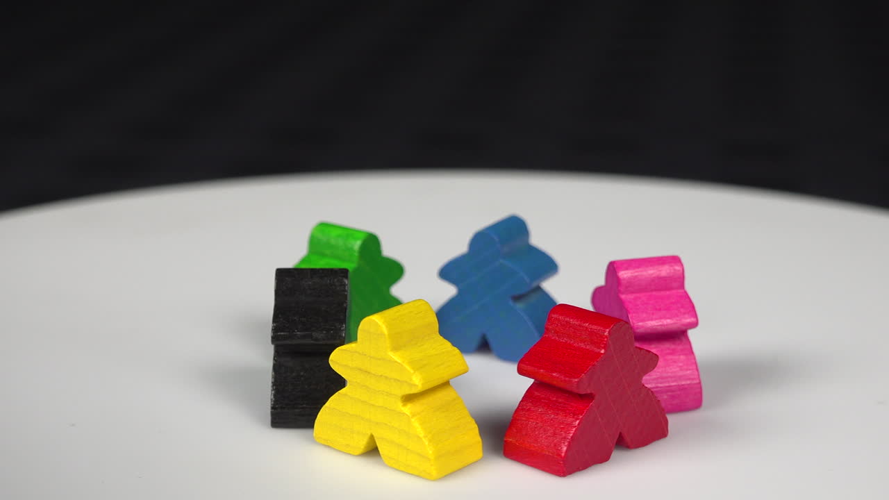 Carcassonne Board Game tiles in detail