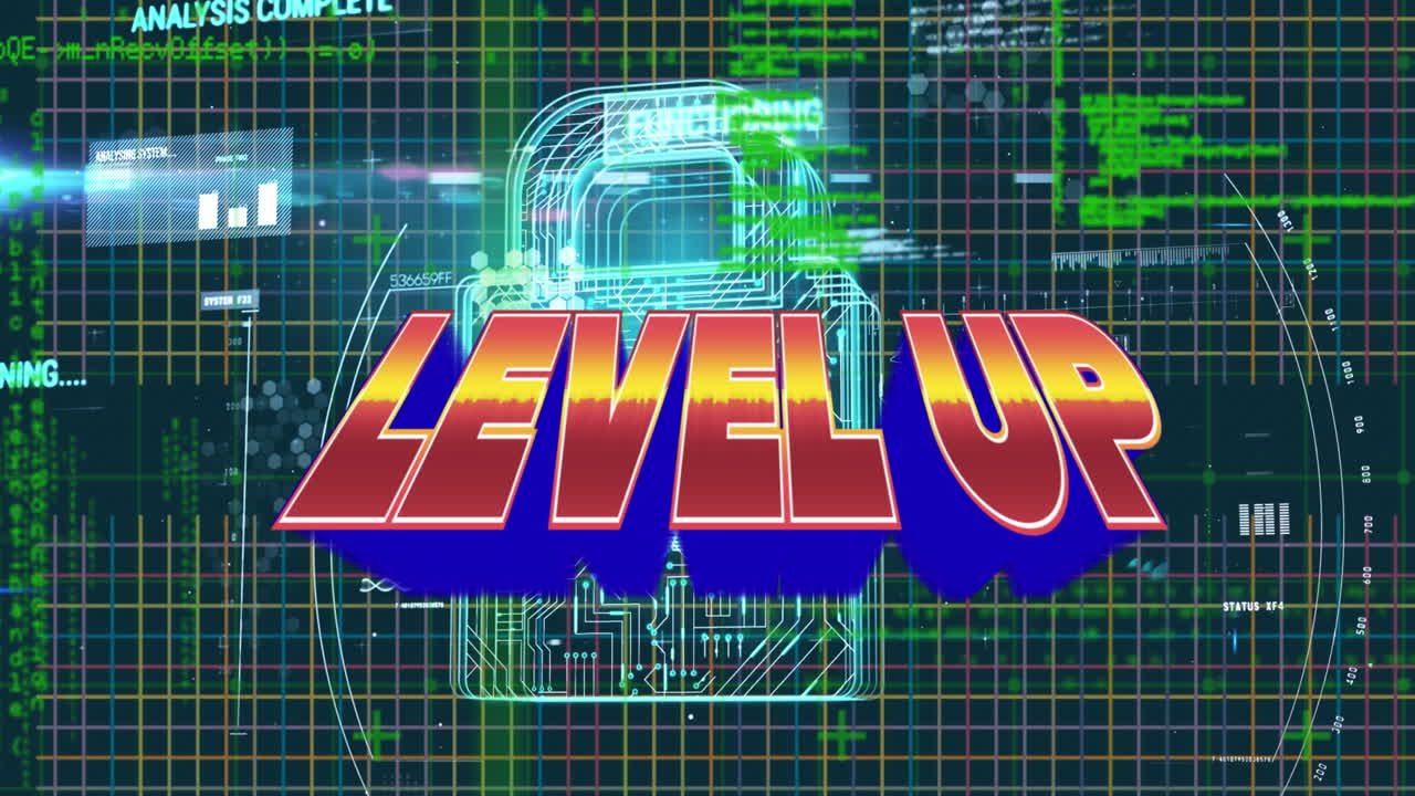 시작 텍스트와 미래의 배경