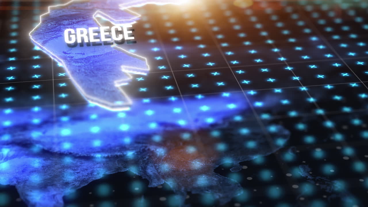 디지털 지도, 국가 그리스