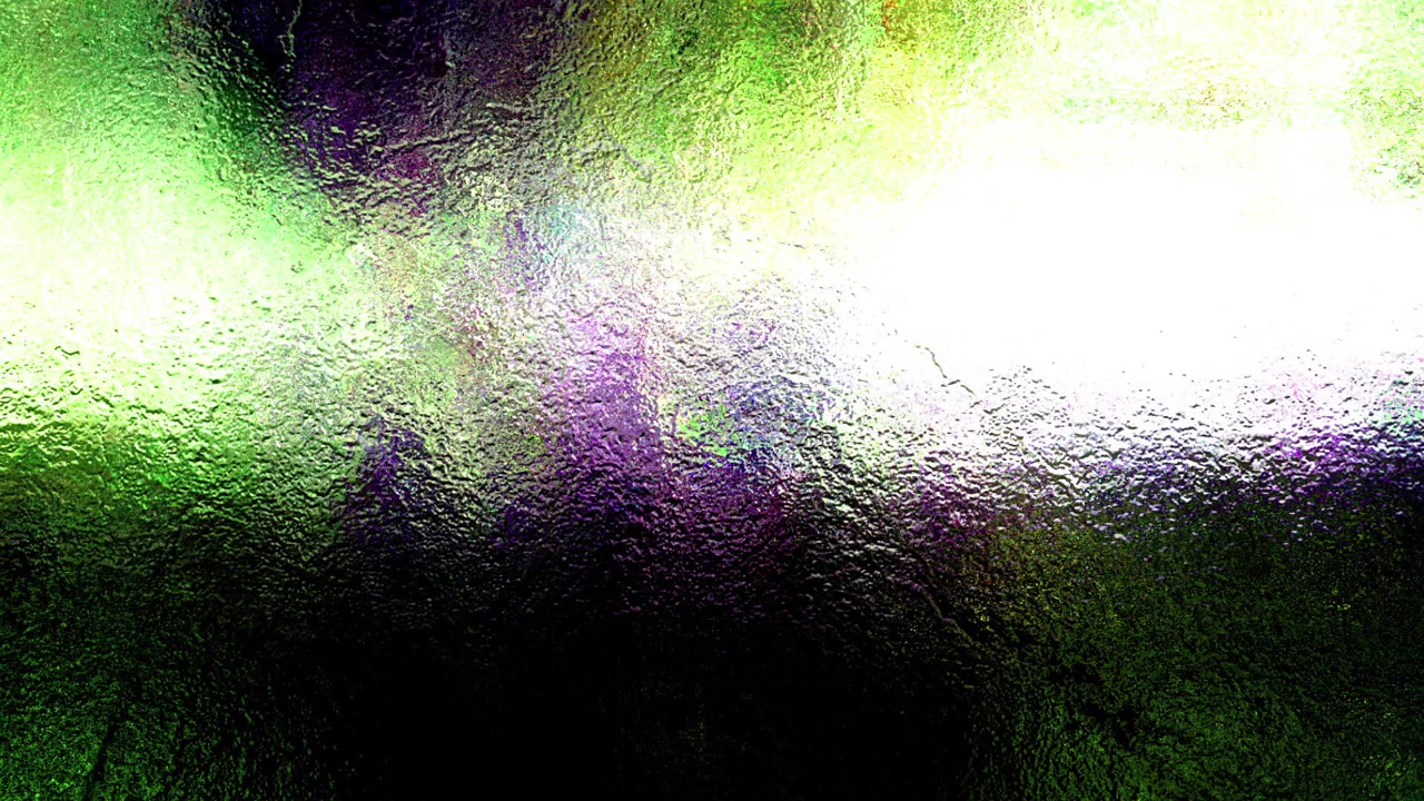 Abstract Green Light Texture With Glitch Effect