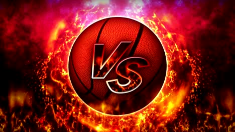 sports fight backgrounds, basketball, loop animation,