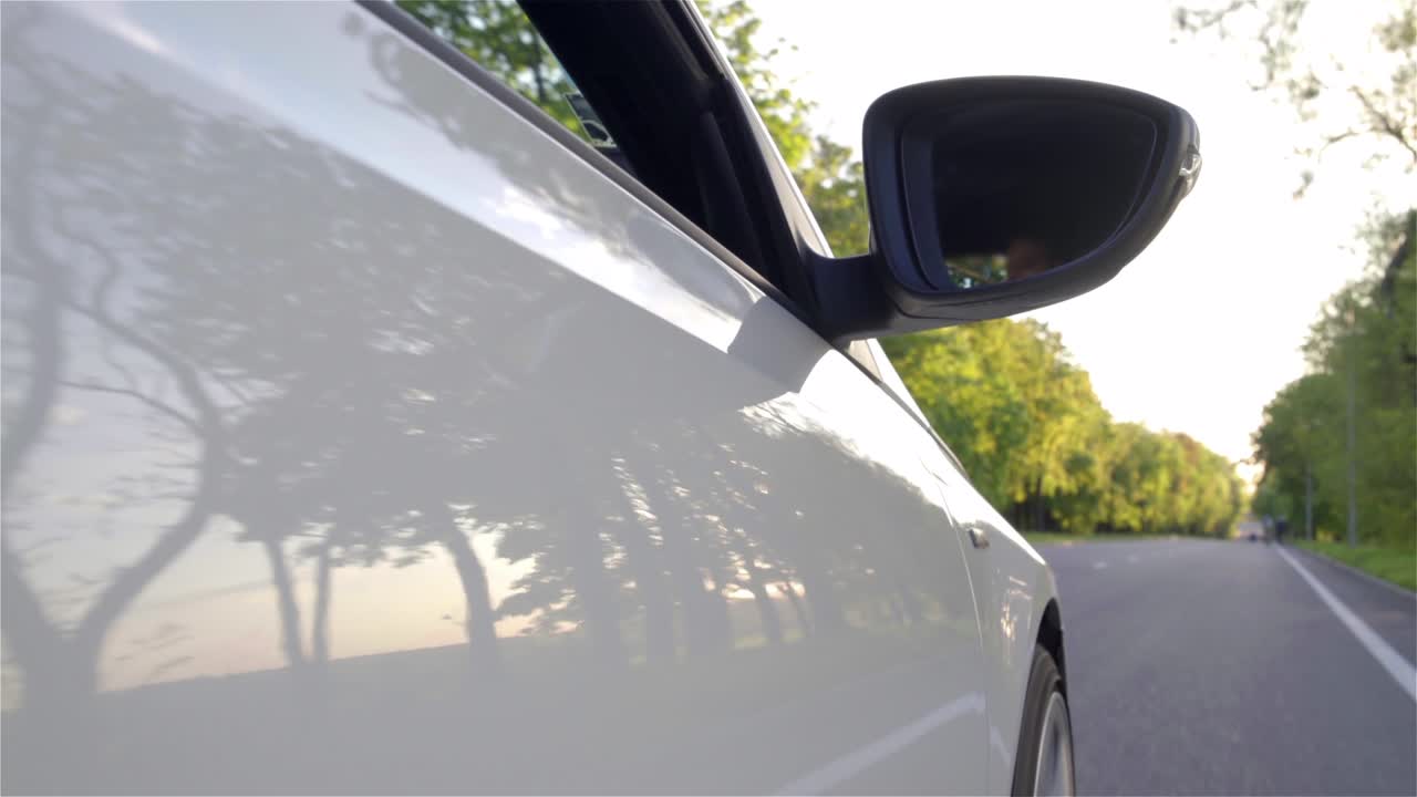 conducción de automóviles exterrior pov