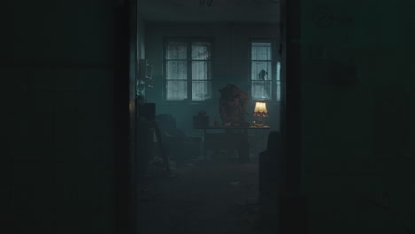 soldiers investigating an abandoned room