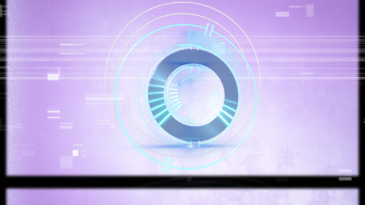 animación del alcance en la pantalla con fallo