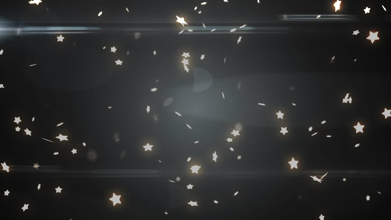 ⁇ 은 배경 에 떨어지는 크리스마스 별 의 애니메이션