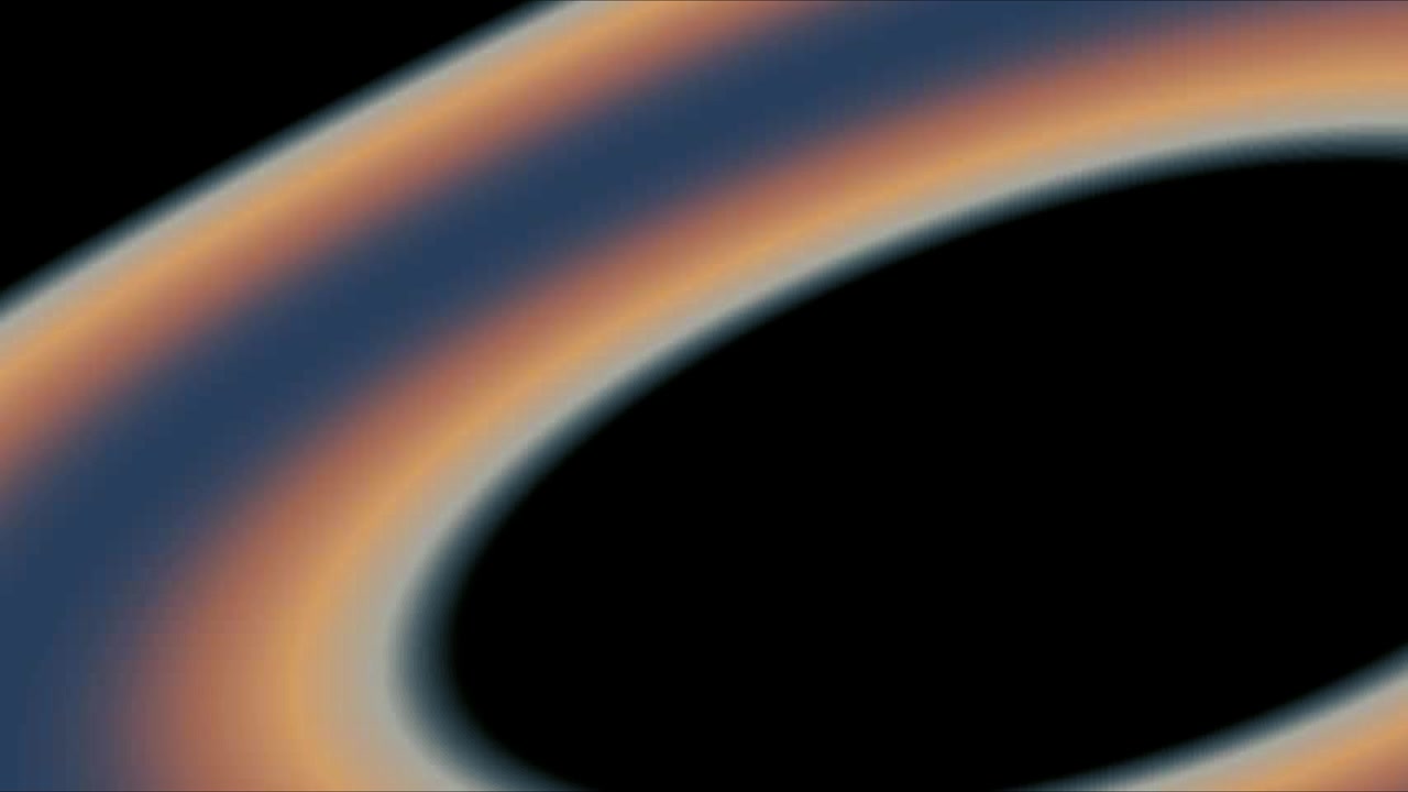 Abstract Motion Graphic with Rotating Gradient Rings