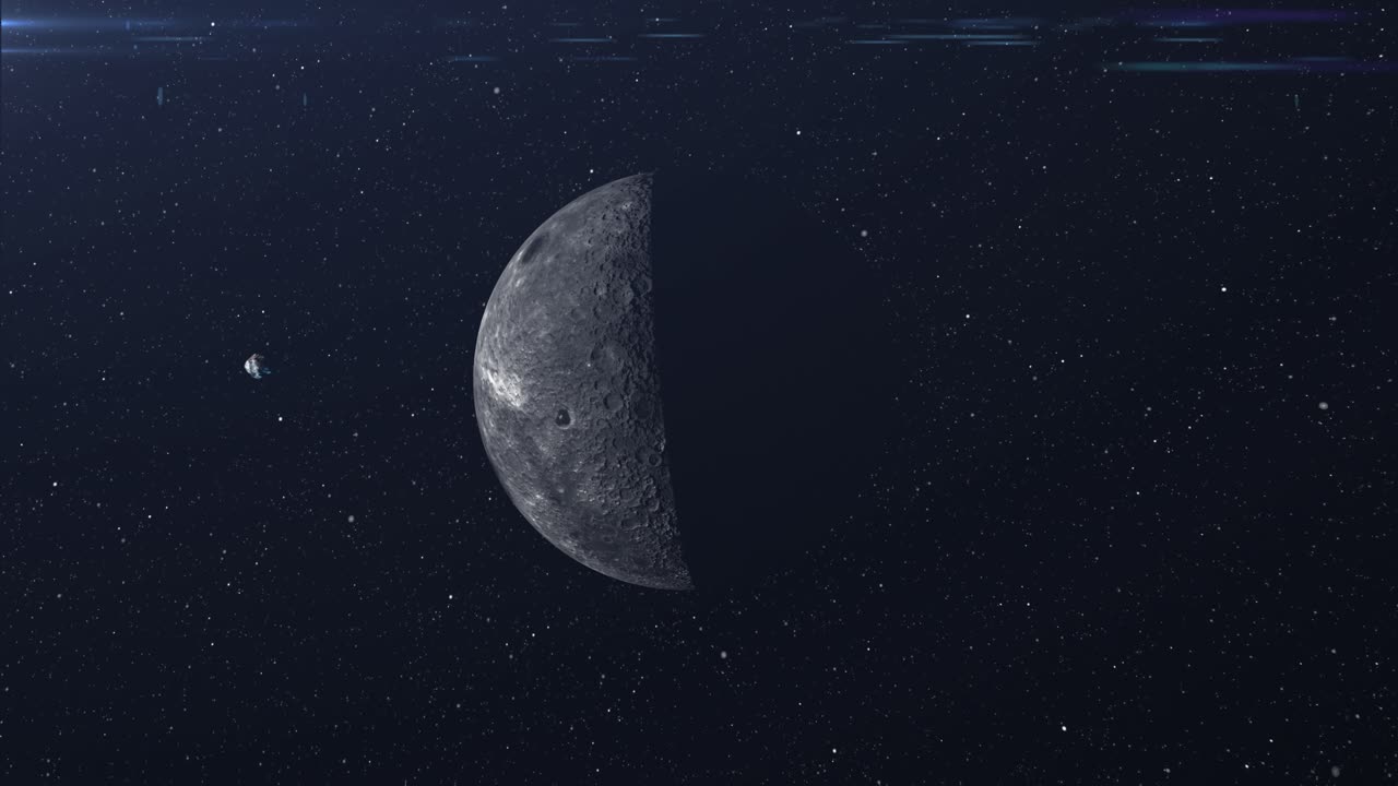 Moon in Space