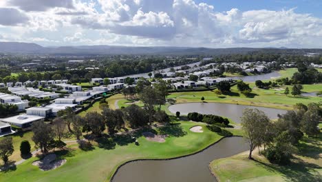 aerial view of gold coast golf course