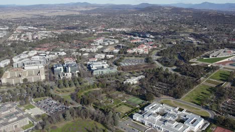 canberra - barton aerial flight